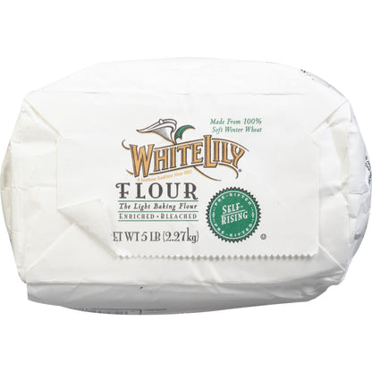 (4 pack) White Lily Self Rising Flour, 5 lb Bag