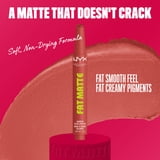 NYX Professional Makeup Fat Matte Lipstick, Smooth Color Long Lasting Lipstick, Mauve Cloud, 0.07 oz