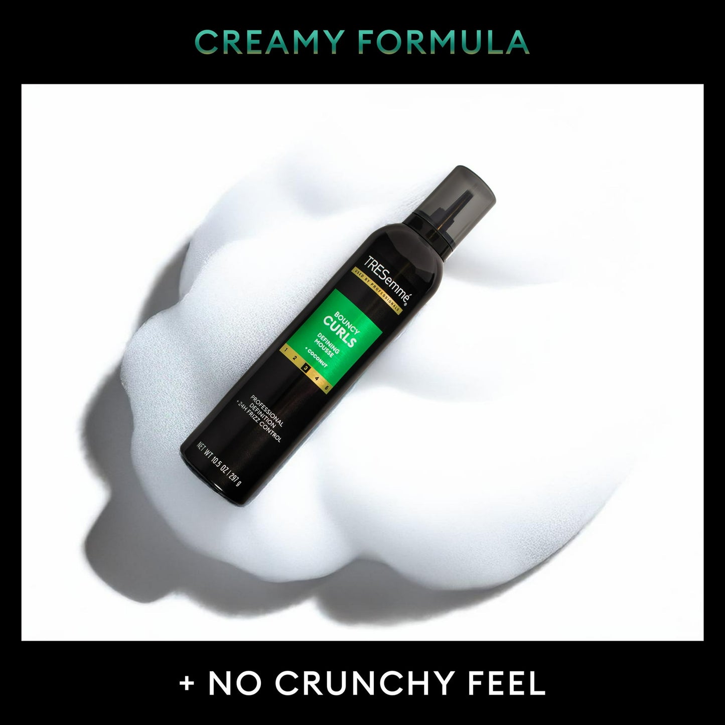 Tresemme Nourishing Mousse Flawless Curls with Coconut and Avocado Oil, 10.5 oz