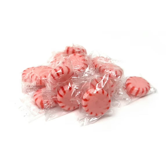 YANKEETRADERS Brand, Cinnamon Starlight Mints, Wrapped Candy, 4 lbs.