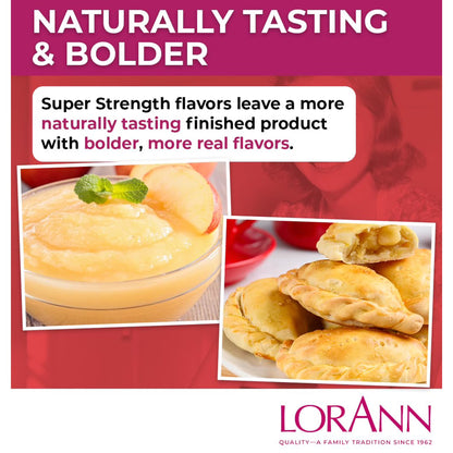LorAnn Oils Super Strength Flavoring - Used For Candy Making, Flavoring Extracts, Baking, Hard Candy, and Flavor Oils, Apple, 1 fl dram