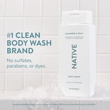 Native Body Wash, Cashmere & Rain, Sulfate Free, for Women & Men, 18 fl oz
