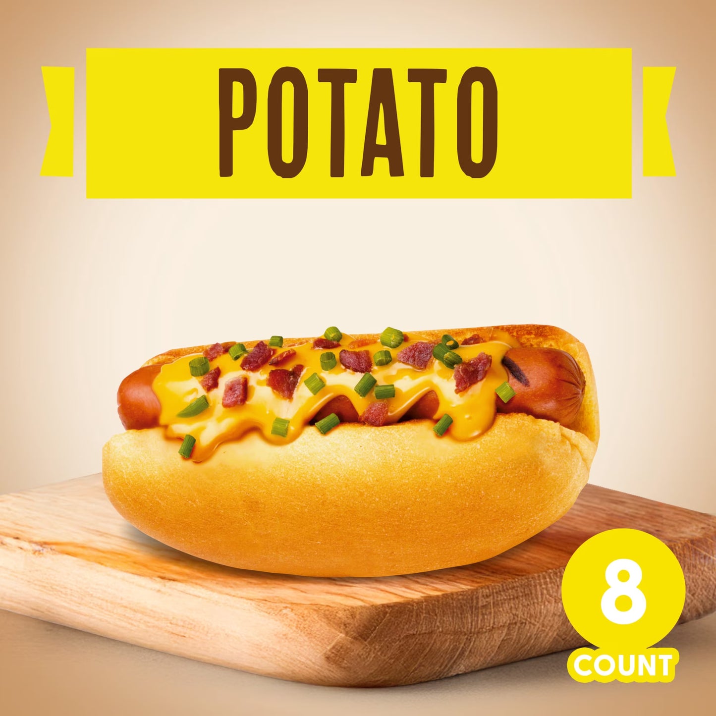 Artesano Potato Hot Dog Buns, 8 count, Hot Dog Buns, 16 oz Bag