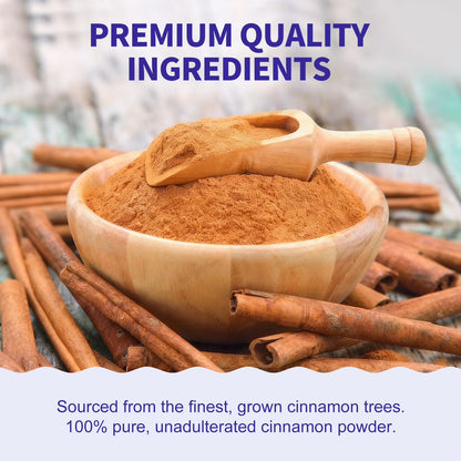 Soeos Organic Cinnamon Powder, 15 oz, Ground Cinnamon, Non-GMO, Kosher
