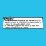 Equate Calcium Carbonate Extra Strength Sugar-Free Chewable Antacid Tablets, Orange Cream, 750 mg, 90 Count
