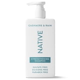 Native Strengthening Shampoo, Cashmere and Rain, Sulfate Free, for Women and Men, 16.5 oz
