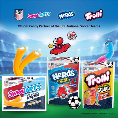 NERDS Gummy Clusters Candy, Berry Punch Breakaway, Summer Gummy Candy, 8 oz