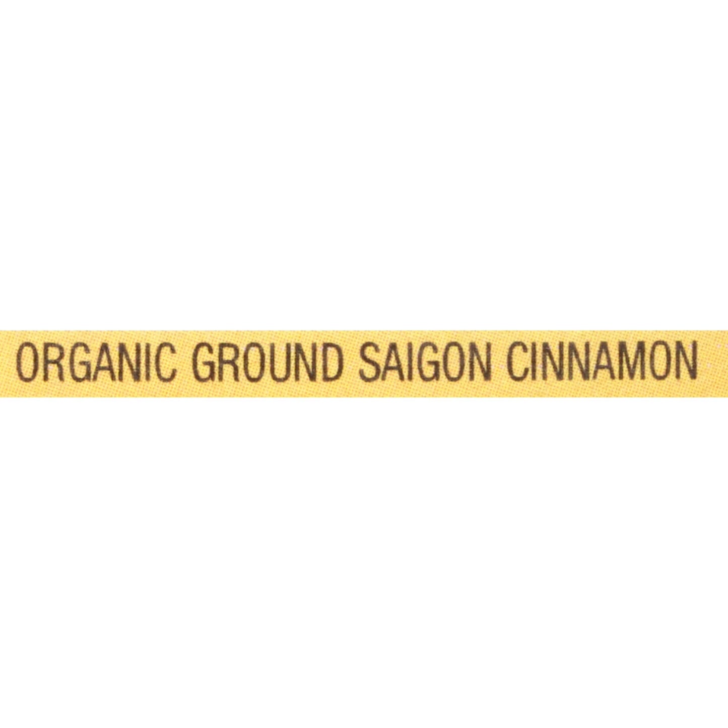 McCormick Organic Ground Saigon Cinnamon, 10.0 oz Bottle