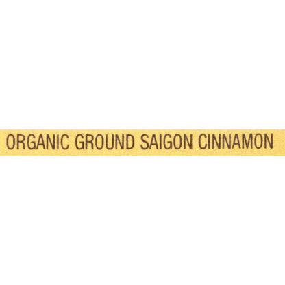 McCormick Organic Ground Saigon Cinnamon, 10.0 oz Bottle