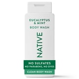Native Body Wash for Women & Men, Sulfate Free, Eucalypts & Mint, 18 fl oz