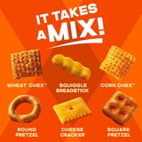 (4 pack) Chex Mix Cheddar Snack Mix, Savory Snack Bag, Family Size, 13.5 oz