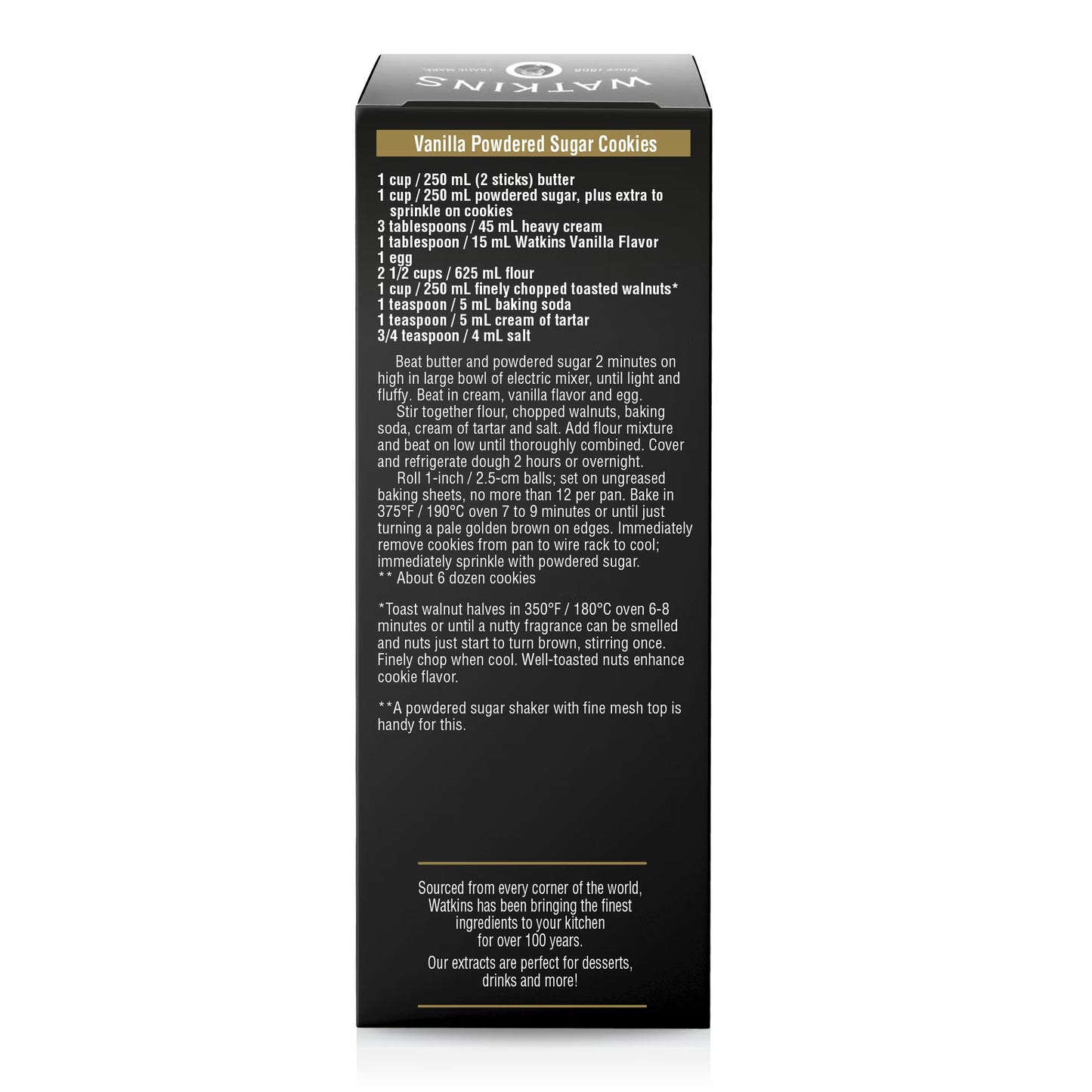 Watkins Vanilla Flavor, 2 fl oz (Baking Extract, Plastic Container)