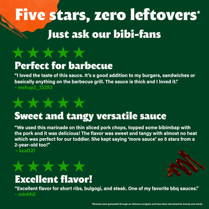 Bibigo Original Korean BBQ Marinade & Sauce, 16.9 oz