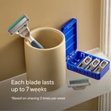 Harry's Plus Shaving Razor for Men with 2 Razor Blade Refill Cartridges, Tide