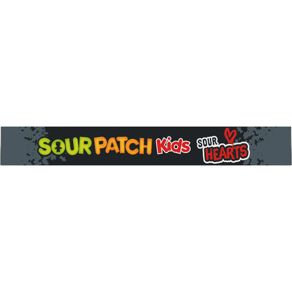 SOUR PATCH KIDS Sour Hearts Black Raspberry Soft & Chewy Candy, Valentines Candy, 3.08 oz