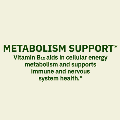 (2 pack) Spring Valley Vitamin B12 Supplement Timed-Release Tablets for Metabolism Support, 1000 mcg, 60 Count