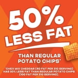 Chex Mix Cheddar Snack Mix, Salty Snacks Tub, 20 oz