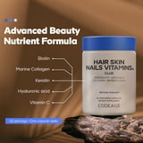 Codeage Hair Skin Nails Vitamins Capsules, 45 ct.