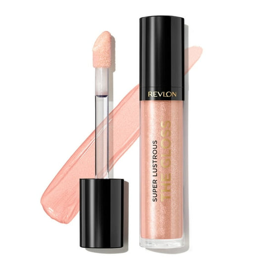 Revlon Super Lustrous Moisturizing High Shine Lip Gloss, Snow Pink, 0.13 oz