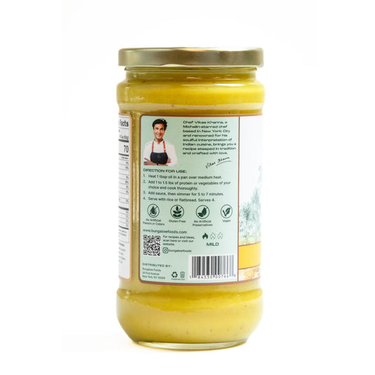 Bungalow Foods Coconut Tamarind Indian Simmering Sauce, 16 oz
