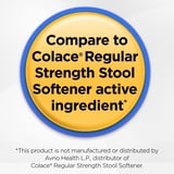 Equate Stool Softener Docusate Sodium Softgels, 100 mg, 140 Count