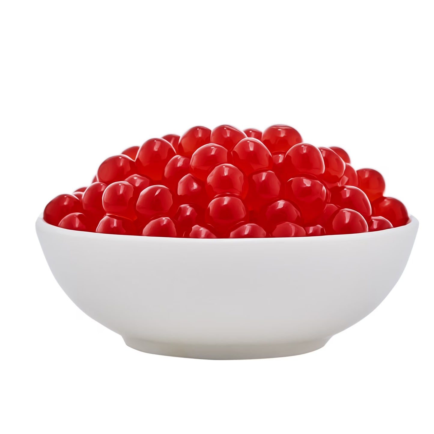 Yulu Foods - Popping Boba Pearls - Strawberry 4 Pack - Net Wt 7.1 oz. (200g)