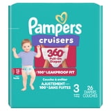 Pampers Cruisers 360 Baby Diapers Size 3, 26 Count (Select for More Options)