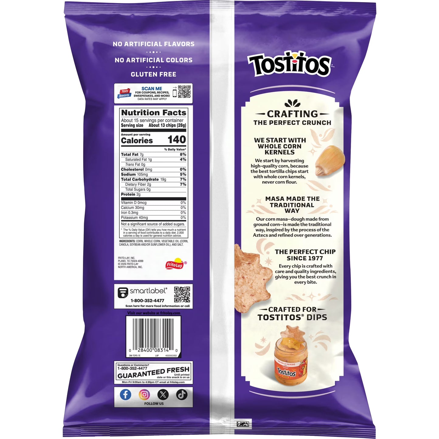 Tostitos Scoops! Party Size Tortilla Chips, 14.5 oz Bag