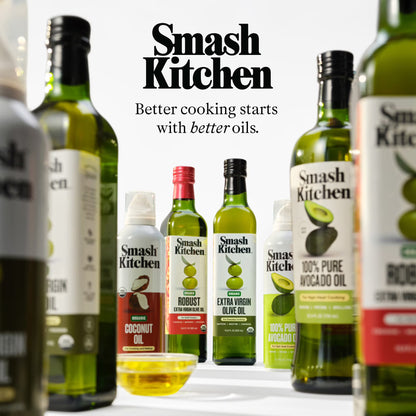 Smash Kitchen Organic Robust Extra Virgin Olive Oil, 33.8 fl oz