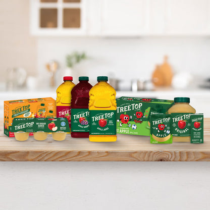 Tree Top Apple Sauce Variety Pack, Apple-Banana Strawberry-Mango, 3.2 Oz Pouch, 12 Count