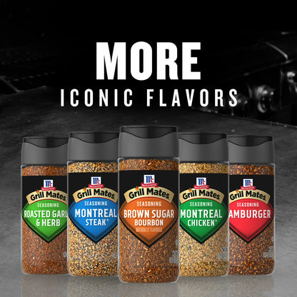 McCormick GRILL MATES Gluten Free Brown Sugar Bourbon Seasoning, 3.0 oz Bottle