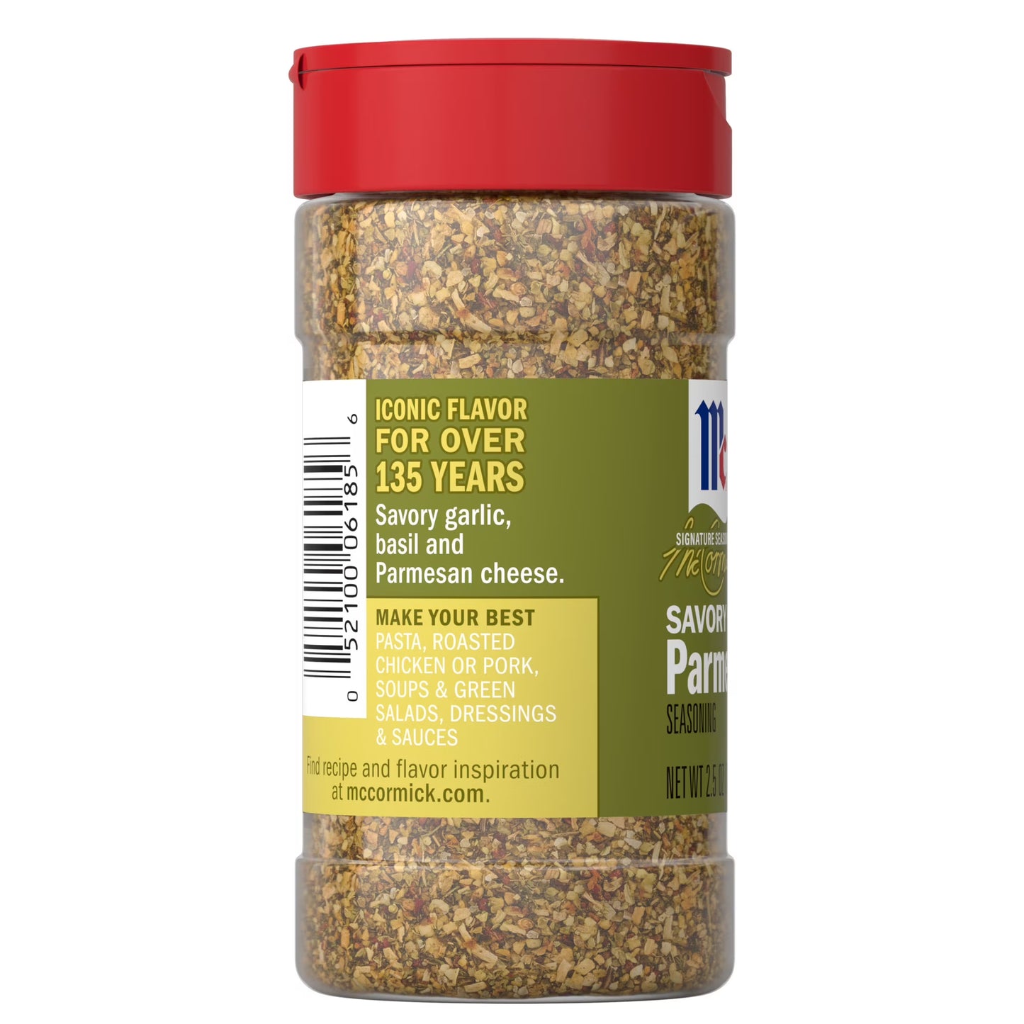 McCormick Savory Herb Parmesan Seasoning, 2.5 oz Bottle