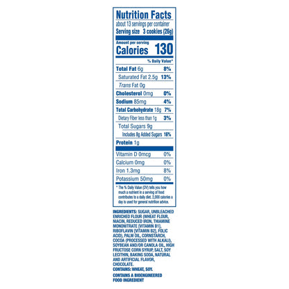 OREO Thins Chocolate Ganache Creme Chocolate Sandwich Cookies, Family Size, 12.33 oz