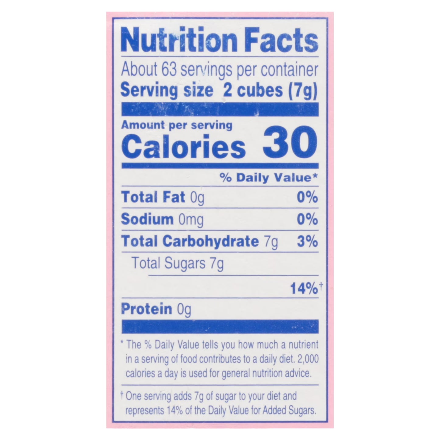 (2 pack) C&H Pure Cane Sugar Cubes, 126 ct