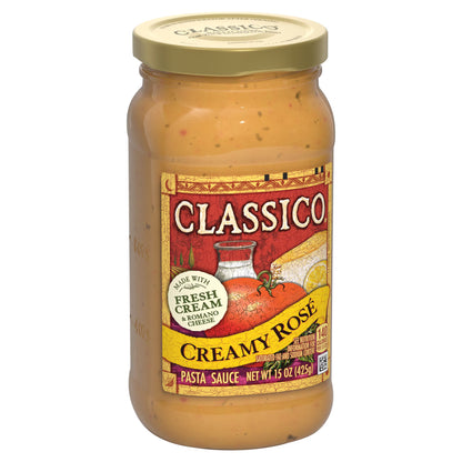 Classico Creamy Rosé Pasta Sauce, 15 oz Jar