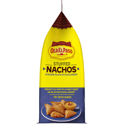 Old El Paso Stuffed Nachos, Chicken Fajita Style and Cheese, Frozen Snacks, 40 Count, 17 oz