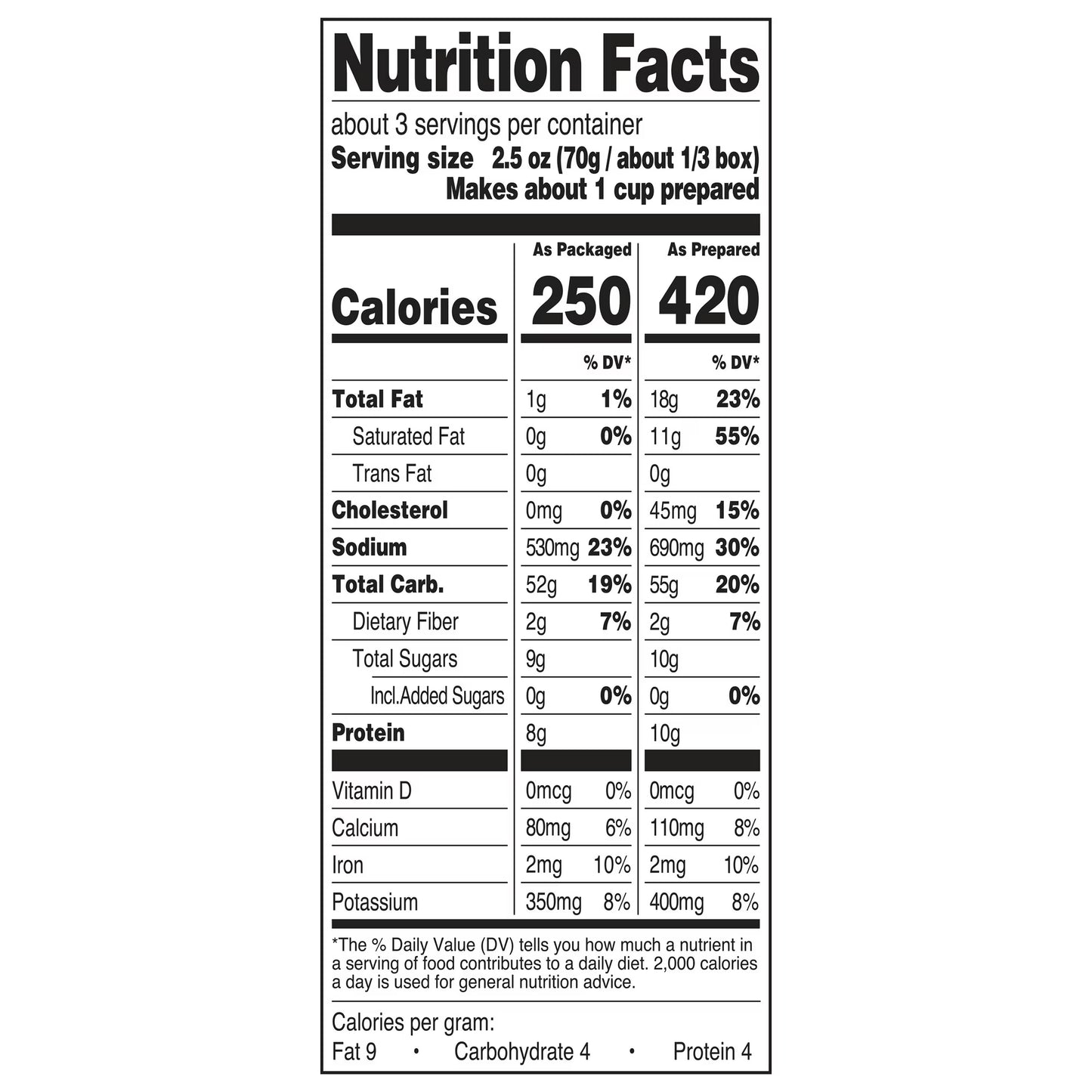 (12 pack) Great Value Original Macaroni & Cheese, 7.25 oz