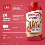 Premier Protein 30g High Protein Shake, Cinnamon Roll 11 fl. oz., 15 pk.