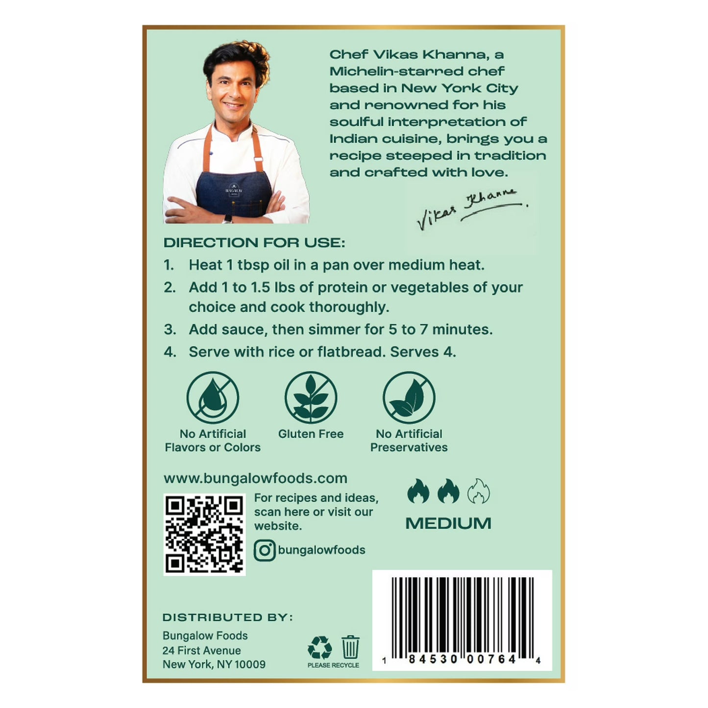 Bungalow Foods Caramelized Onion Indian Simmering Sauce, 16oz