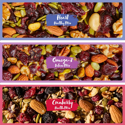 Nature's Garden Healthy Trail Mix Snack Pack 28.8oz (1.2oz x 24) - Pack of 4 - Heart Healthy, Plant-Based, Gluten-Free Nut & Fruit Blend with Cranberries – Daily Snack for Adults & Kids