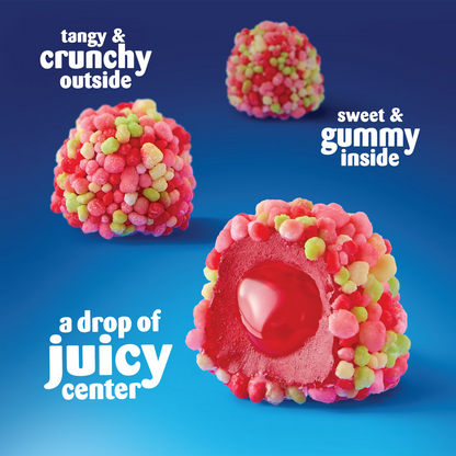 NERDS Juicy Gummy Clusters, Strawberry Punch, Juicy and Gummy Candy, for Snacking and Sharing, 7.15 oz Stand Up Bag