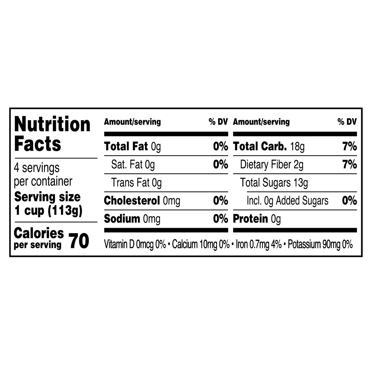 (6 pack) Great Value Diced Pears Fruit Cups in Juice, 4 oz, 4 Count