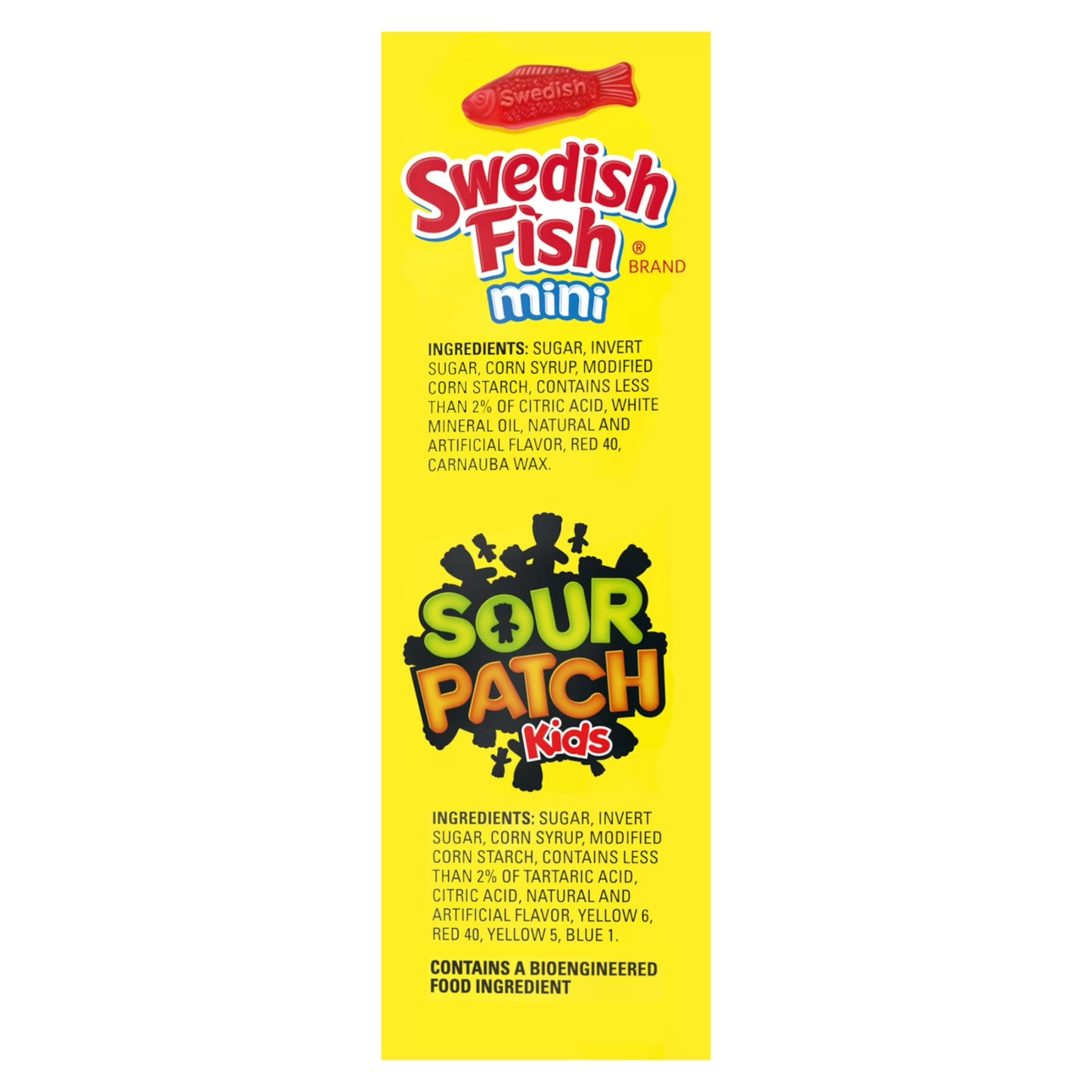 SOUR PATCH KIDS and SWEDISH FISH Mini Soft & Chewy Easter Candy Variety Pack, Bulk Candy, 50 Packs