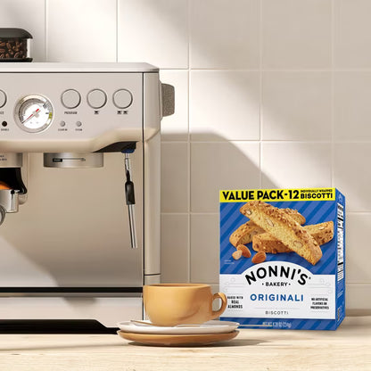 Nonni's Bakery, Originali Almond Biscotti, Individually Wrapped, 8.28oz, 12ct Value Pack