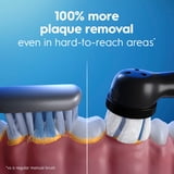 Oral-B Toothbrush, iO Series 2 Rechargeable Electric Toothbrush for Adults & Kids 3+, Night Black, 1 Gentle Care Brush Head