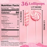 Pink Swirl and Twist Lollipops, Birthday Party Candy, 36 Count, 15.24 Ounce Box