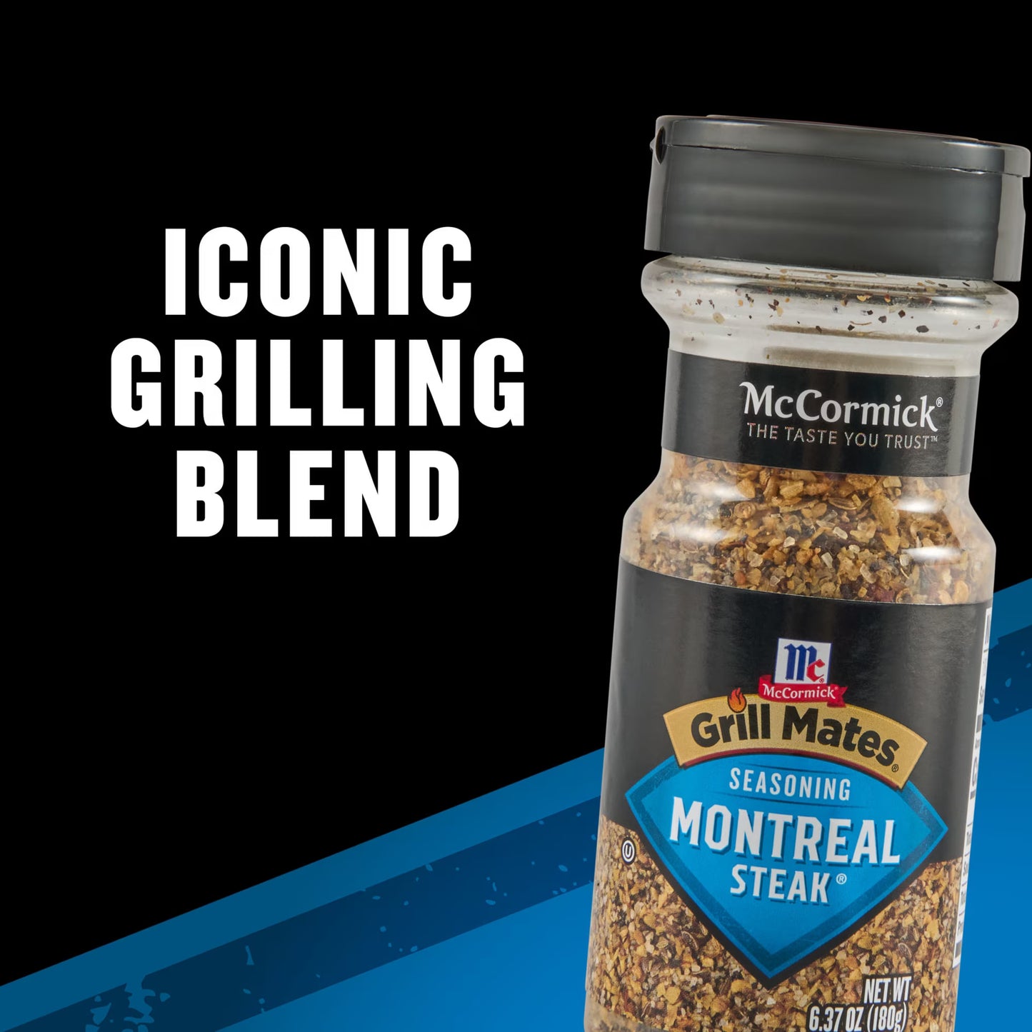 McCormick Grill Mates Chef Size Montreal Steak Seasoning, 6.37 oz Bottle