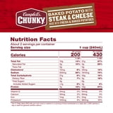 Campbell's Chunky Soup, Ready to Serve Baked Potato with Steak and Cheese Soup, 18.8 oz Can