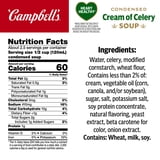 (8 pack) Campbell's Condensed Heart Healthy Cream of Celery Soup, 10.5 oz Can