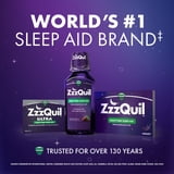 (3 pack) ZzzQuil Liquid Sleep Aid, FREE & CLEAR, Strawberry Flavored, 12 fl oz